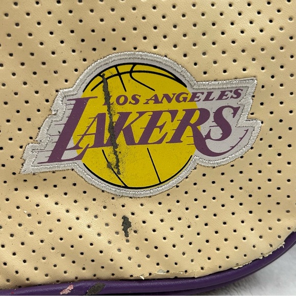 Los Angeles LA Lakers NBA Basketball Perfect Bowler Hand Bag Women’s Purse Read - Picture 3 of 12